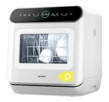 Image of COMFEE' Table Top Dishwasher 7+3 Programs Mini Tabletop Dishwasher, 6 L, White