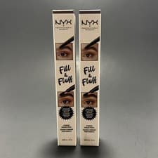 Image of NYX Fill & Fluff Fluffing Brush Eyebrow Pomade Pencil FFEP04 Chocolate 3 Pack