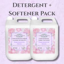 Image of Earth's Scents Duo - 5L Detergent & 5L Conditioner - Pomegranate & Freesia