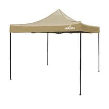 Image of Dellonda Premium 3x3m Pop-Up Gazebo Water Resistant Fabric Beige Canopy - DG130