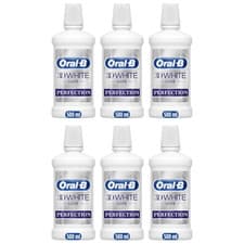 Image of Oral-B 3D White Luxe Perfection Mouthwash For Fresh Breath 500ML - Pack of 6