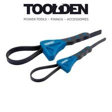 Image of Draper 43863 Soft Grip Strap Wrench Set (2 Piece)