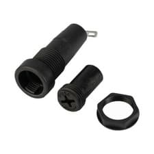 Image of R-TECH 522820 Panel Mount 5x20 Fuseholder Low Profile Screw Release