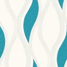 Image of WAVE EMBOSSED TEXTURED WALLPAPER GLITTER ELEMENTS VARIOUS COLOURS AVAILABLE NEW
