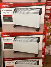 Image of 2KW CONVECTOR HEATER 240V NON WALL MOUNT- BENROSS/DAEWOO/ELPINE ETC NO TIMER