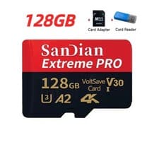 Image of SanDisk 256GB Extreme Pro micro SDXC Card + SD Adapter 200 MB/s Class 10