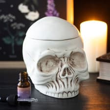 Image of Weathered Skull Oil Burner and Wax Warmer
