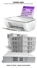 Image of HP DeskJet 2810e All-in-One Wireless Inkjet Printer Scan Copy + 300 Sheets A4