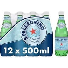 Image of San Pellegrino Sparkling Natural Mineral Water 12x500ml