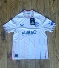 Image of Official Rangers FC 2023/24 Away Shirt - Kids JM (146cm) - New with Tags