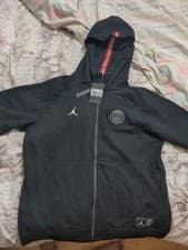 Image of Jordan Psg Hoodie Zip Up Nike Paris Saint Germain 