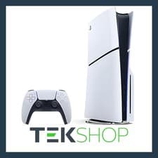 Image of SONY PlayStation 5 Slim 1TB Games Console (Disc Edition) Matte White #OB