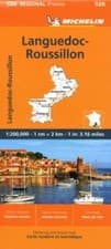 Image of Languedoc-Roussillon - Michelin Regional Map 526 by Michelin SHEET MAP