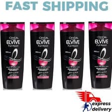 Image of 4X L'Oreal Paris Elvive Shampoo Full Resist Reinforcing Weakened Hair 400ml