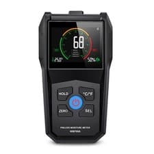 Image of Moisture Meter Digital Moisture Detector Softwood 0%~55% Hardwood 0%~35%