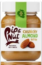 Image of Pip & Nut - Crunchy Almond Butter (6 x 170 g) | No Palm Oil, No Added Sugar