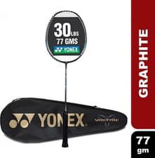Image of Yonex VOLTRIC 47i Lit Blue Strung Badminton Racquet G4 Brand New With Cover.