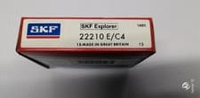 Image of 22210 E/C4 w33 SKF Spherical Roller Bearing made in Great Britain