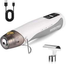 Image of WORKPRO 7.2 V Mini Heat Gun Cordless Handheld Hot Air Gun with Reflector Nozzle