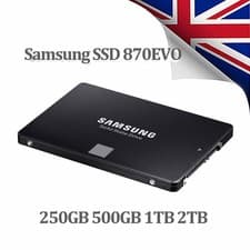 Image of Samsung SSD 870 EVO 250GB/500GB/1TB SATA III 2.5" Solid State Drive New Lot UK
