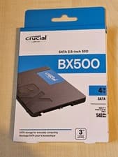 Image of 4TB Crucial BX500 SATA 2.5" SSD, CT4000BX500SSD1 - Brand New, Boxed & Sealed