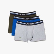 Image of Lacoste - Pack Of 3 Iconic Trunks - With Three Tone Waistband