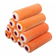 Image of Prodec Advance 4" Flock Foam Mini Paint Roller Sleeves x 10, Gloss Paint Covers