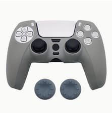 Image of Suitable for PS5 Controllers, Game Controller Grip + Thumbstick Cap Set, Anti-sl