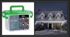 Image of Christmas LED Icicle 200 to 1,000 Multi Function Lights. Outdoor Use, In Tub!
