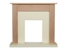 Image of Adam Southwold Fireplace Oak & Cream, 43 inch