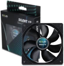 Image of Gelid Silent 12 Black, 120mm Quiet Computer Case Fan, 3-pin
