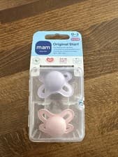 Image of MAM Original Start Soothers 0-2 Months, 2 Pack, Newborn Dummies