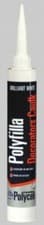 Image of Polycell Polyfilla Decorator Caulk Filler Sealant White 380ml Trade Cartridge