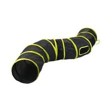 Image of Collapsible Cat Tunnel, Cat Play Tunnel, Foldable S Shaped
