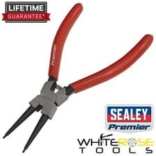 Image of Sealey Circlip Pliers Internal Straight Nose 140mm Premier Cutting Hand Tool