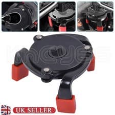 Image of Universal 3 Jaw Oil Filter Wrench Adjustable Oil Filter Removal Tool 60-95mm UK