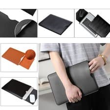 Image of Sleeve Leather Laptop Bag Cover Case For Apple iPad/Macbook Air Pro 13 14 15 16