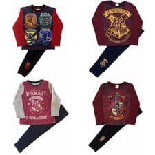 Image of Harry Potter Boys & Girls Kids Pyjamas Hogwarts Gryffindor Pjs Sleepwear