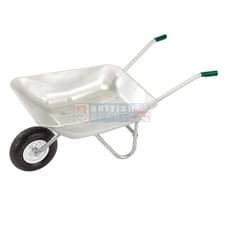 Image of DRAPER TOOLS 65L GALVANISED GARDEN WHEEL BARROW WITH PNEUMATIC TYRE 31619