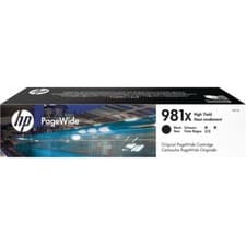 Image of Original HP 981X High Capacity Black Ink Cartridge (L0R12A)