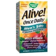 Image of Alive! Men's 50+ Ultra Multivitamin 60 Tabs