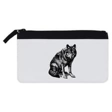 Image of 'Wolf Sitting' Pencil Case (PC00056848)