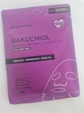 Image of BEAUTYPro Bakuchiol Natural Retinol Alternative Facial Sheet Mask.