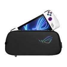 Image of NEW OFFICIAL ASUS ROG ALLY TRAVEL CASE COVER BLACK SCRATCH SPILL RESISTANT ZIP