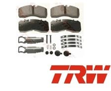Image of BRAKE PADS SET BRAKING PAD REAR TRW GDB5072 P NEW OE REPLACEMENT IVECO CARGO III
