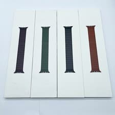 Image of Genuine Apple Watch Leather Link Strap Band 49mm 46mm 45mm 44mm 42mm 41mm 40mm