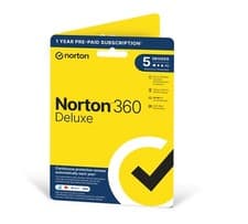 Image of Norton 360 Deluxe Antivirus VPN 2026 5 Devices 1 Year - 5 Minute Delivery