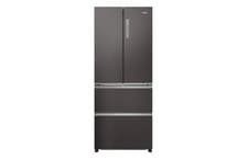 Image of Haier HFR3718ENMD 70cm 60/40 Total No Frost Fridge Freezer, Dark Inox