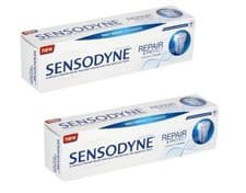 Image of Sensodyne Repair & Protect Toothpaste with NOVAMIN 75ML STRONGER REPAIR X 2 PACK