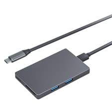 Image of 6Port USB C Docking Station 4K60hz Video and PD Fast Charging Speed 2xUSB3.0